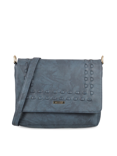 

Metro Blue Solid Sling Bag