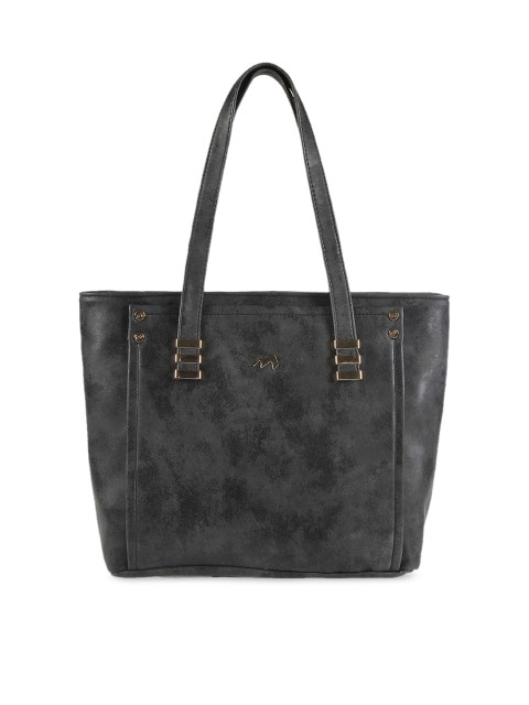 

Metro Grey & Black Solid Shoulder Bag