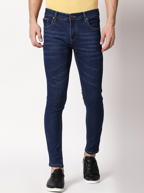 

BOLTS and BARRELS Men Blue Slim Fit Mid-Rise Clean Look Stretchable Jeans