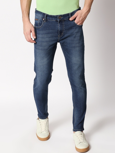 

BOLTS and BARRELS Men Blue Slim Fit Mid-Rise Clean Look Stretchable Jeans