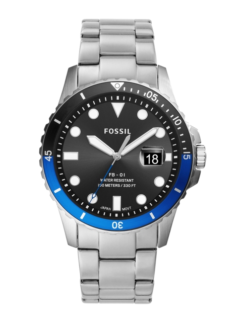 

Fossil Men Silver-Toned Analogue Watch FS5671