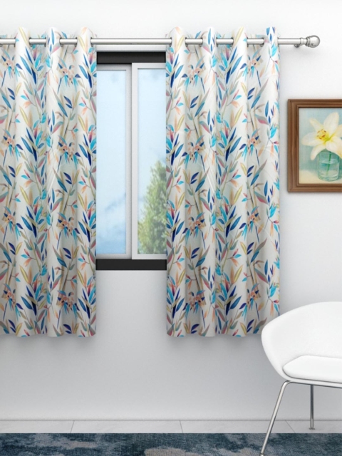 

Athom Trendz Off-White Single Window Curtain