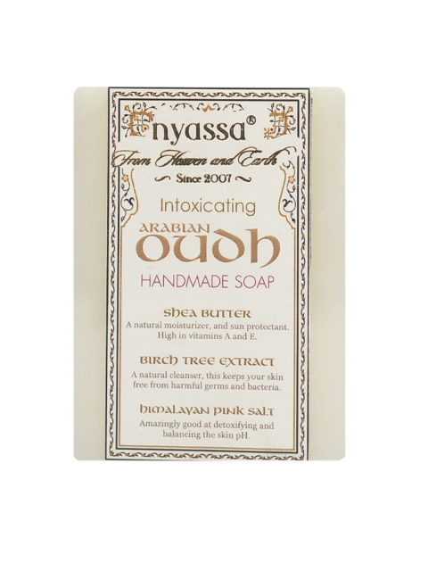 

Nyassa Arabian Oudh Handmade Soap 75gm, Cream