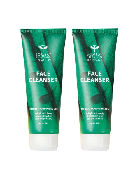 

Bombay Shaving Company Pack Of 2 Oil Control Face Cleanser 200g, Green