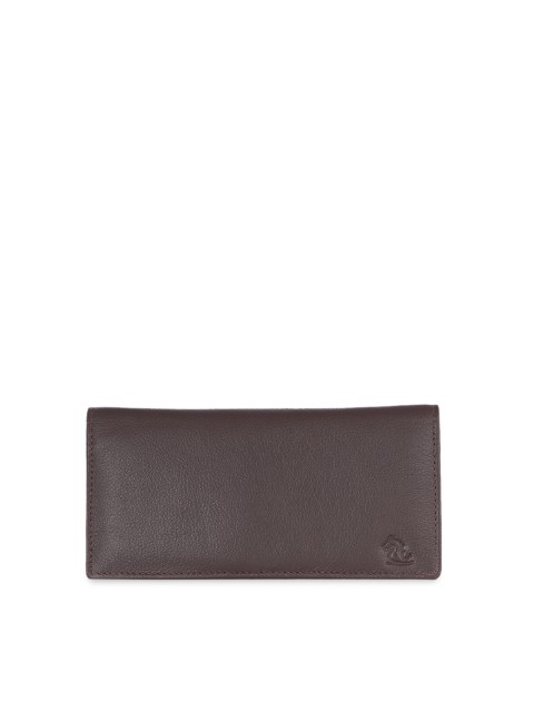

Kara Women Tan Brown Solid Leather Two Fold Wallet