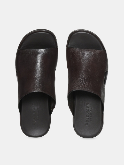 

Cole Haan Men Brown Leather Comfort Sandals