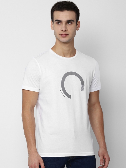 

Allen Solly Sport Men White & Grey Printed Round Neck T-shirt