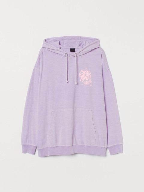 

H&M Men Lavender Thermochromic Jersey Hoodie