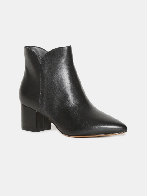 

Cole Haan Women Black Solid High Top Heeled Boots
