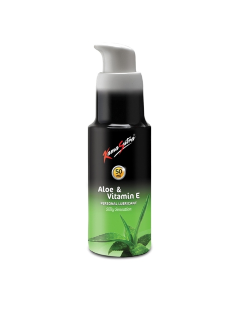 

KamaSutra Water-Based Aloe Vera & Vitamin E Lubricant Gel 50 ml, Green