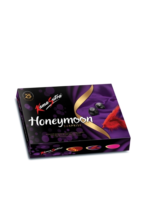 

KamaSutra Honeymoon Surprise Pack Condoms - 21 Count, Purple