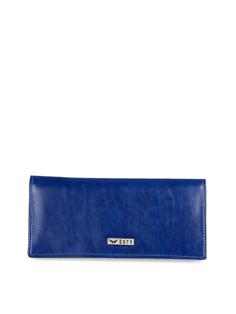 

Bern Women Blue Solid Two Fold Wallet