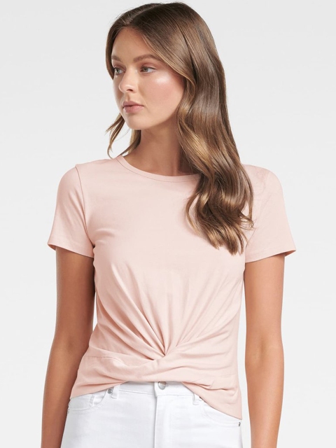 

Forever New Women Pink Solid Top