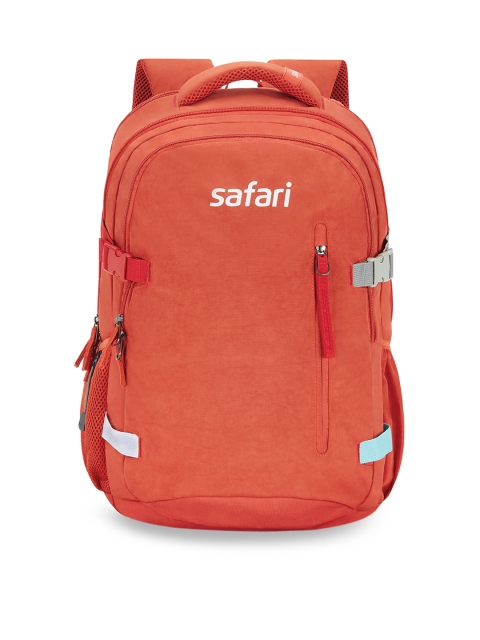 

Safari Unisex Rust Orange Brand Logo Backpack