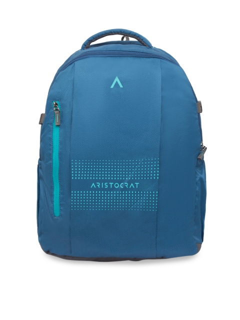 

Aristocrat Unisex Blue Solid Backpack