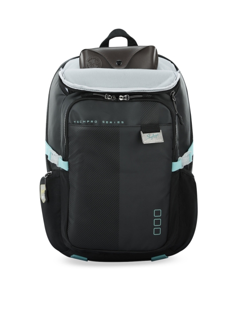 

Skybags Unisex Black Solid Backpack