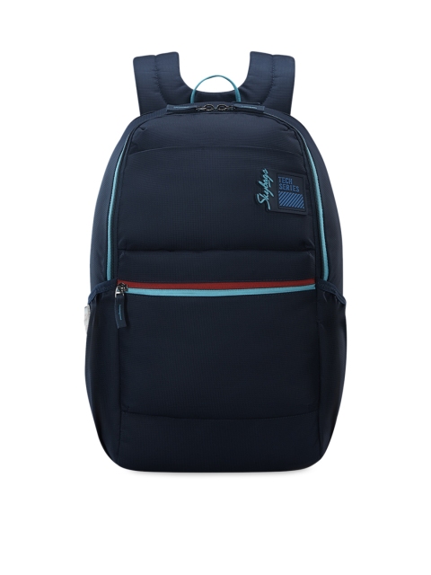 

Skybags Unisex Blue Solid Backpack