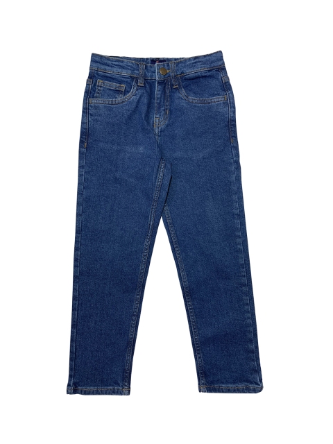 

KiddoPanti Boys Blue Regular Fit Mid-Rise Clean Look Stretchable Jeans