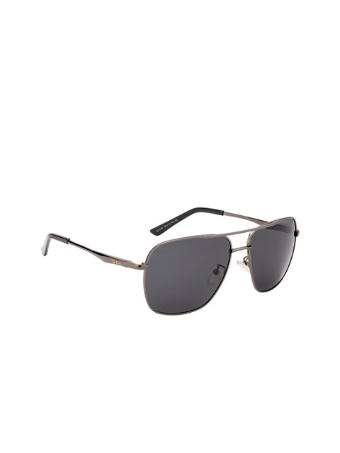 

Ted Smith Unisex Rectangle Polarised and UV Protected Sunglasses TS-NC-P201935, Grey