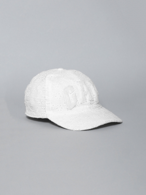 

GAP Girls White Solid Logo Baseball Cap