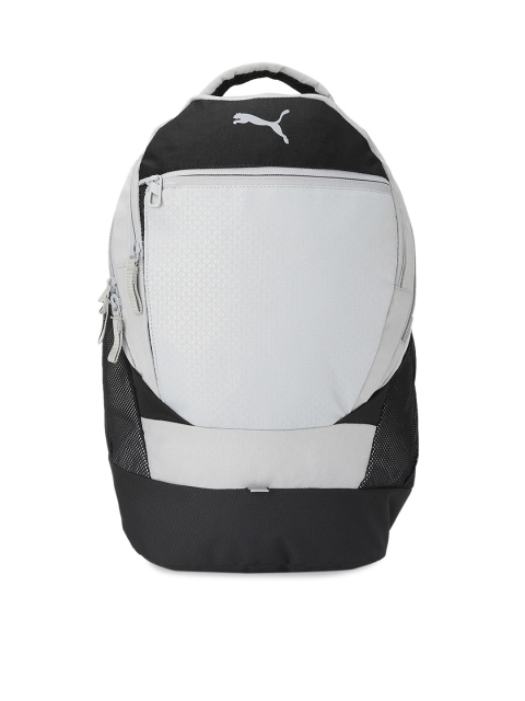 

Puma Unisex Grey & Black Colourblocked Vibe IND Backpack