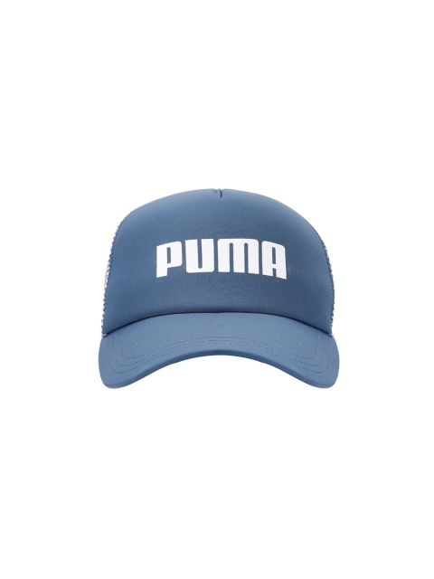 

Puma Unisex Blue & Grey Self Design Trucker Snapback Cap