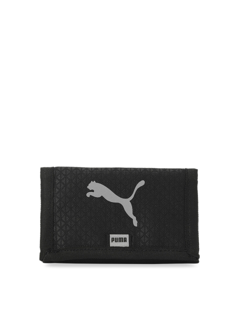 

Puma Unisex Black Printed Vibe Three Fold Wallet