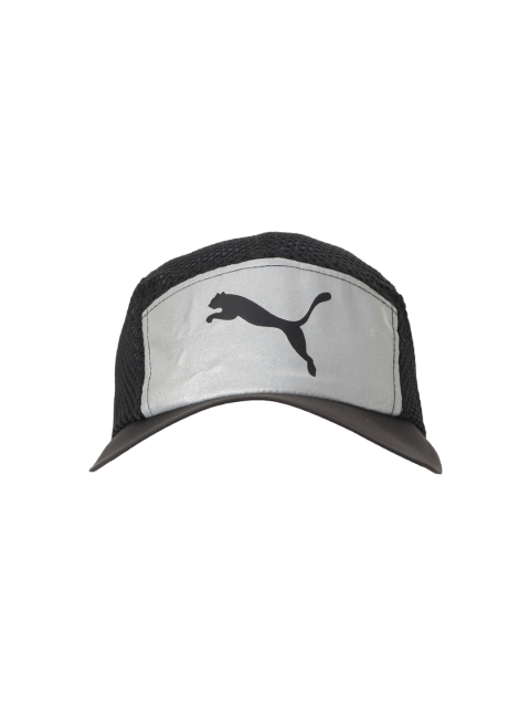 

Puma Unisex Black & White Colourblocked Foldable Trail Baseball Cap