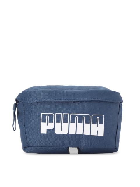 

Puma Unisex Teal Blue & White Printed Plus Waist Pouch