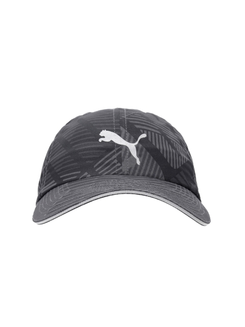 

Puma Unisex Black Printed Running III Baseball Cap