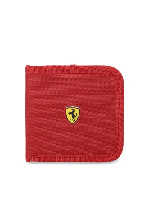 

PUMA Motorsport Unisex Red Solid Ferrari Fanwear Zip Around Wallet