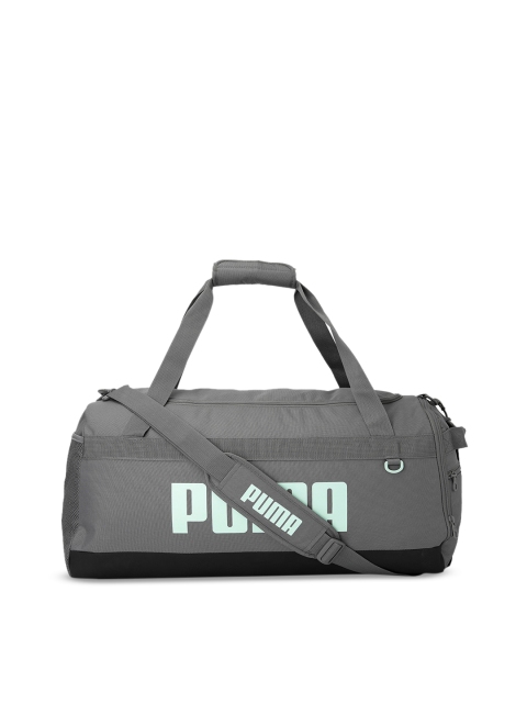 

Puma Unisex Grey & Black Solid Challenger Duffel Bag