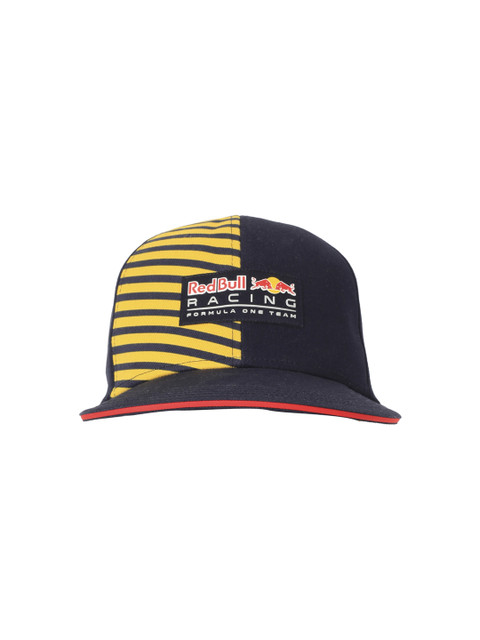 

Puma Unisex Navy Blue & Yellow Printed Baseball Cap