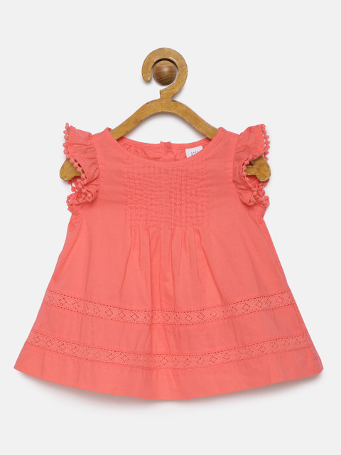 

GAP Baby Girls Coral Flutter Dress