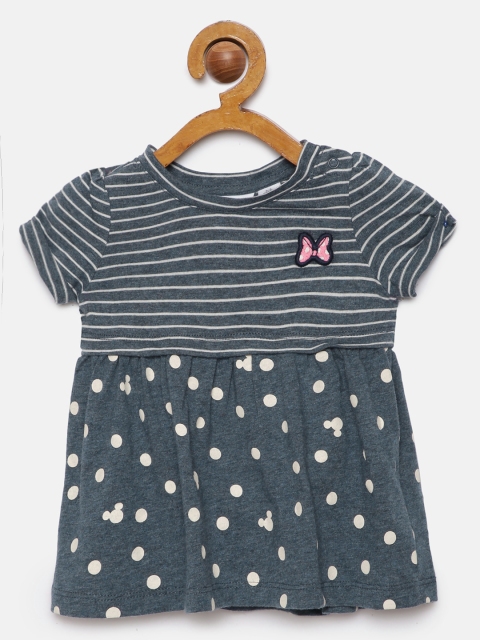 

GAP Baby Girls Navy Blue & White Disney Minnie Mouse Dress Set