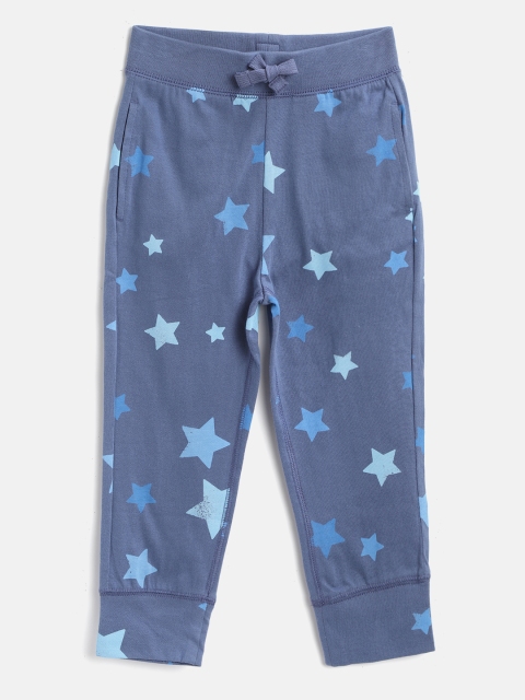 

GAP Baby Boys Blue Print Pull-On Joggers