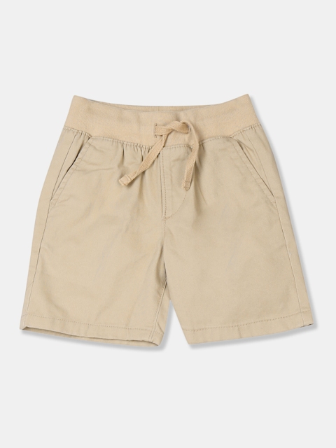 

GAP Baby Boy's Khaki Pure Cotton Twill Pull-On Shorts