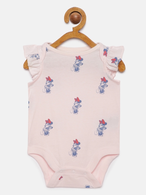 

GAP Infants Pink Minnie Mouse Printed Bodysuit