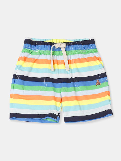 

GAP Baby Boy's Multicoloured Stripe Pure Cotton Shorts, Multi
