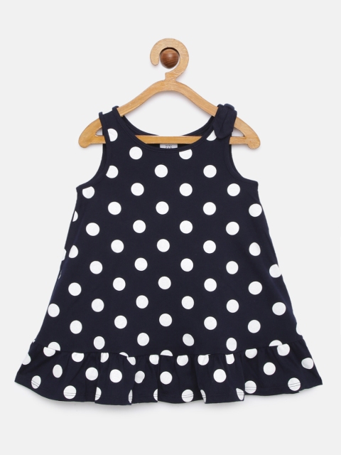 

GAP Baby Girl Navy Blue Tank Peplum Dress