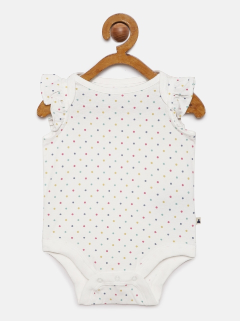 

GAP Infants Grey Polka Dots Printed Bodysuit
