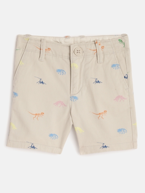 

GAP Baby Boys Beige Dino Twill Everyday Shorts
