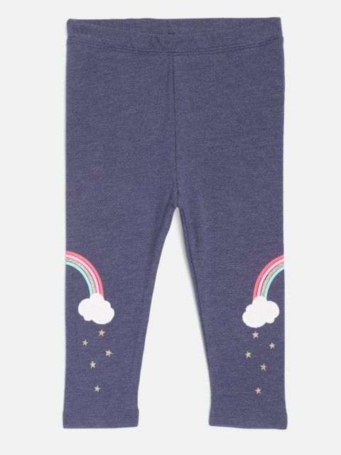 

GAP Baby Girls Violet Printed Leggings