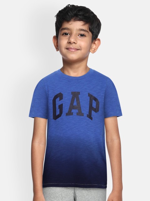 

GAP Boy's Navy Blue Logo Short Sleeve T-Shirt