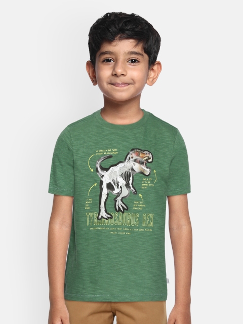 

GAP Boys Green Pure Cotton 3D Graphic T-Shirt