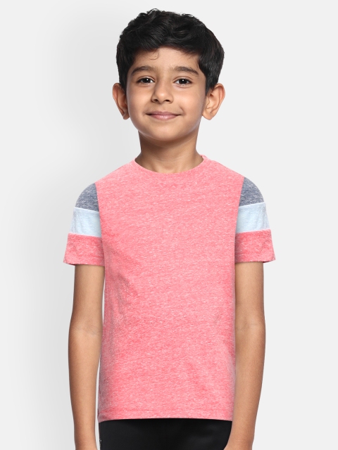 

GAP Boy's Pink Colorblock Short Sleeve T-Shirt