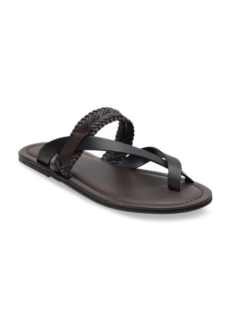 

Heel & Buckle London Men Brown Leather Comfort Sandals