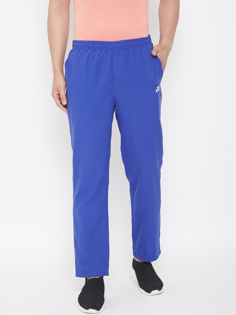 

YONEX Men Blue Solid Straight-Fit Track Pants