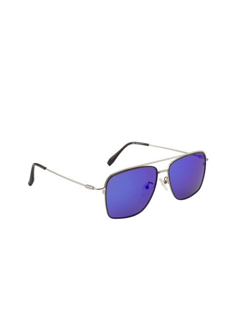 

Ted Smith Unisex Square Sunglasses TS-NC-1259S, Blue