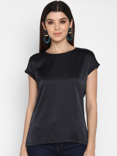 

Mode by Red Tape Women Black Solid Top